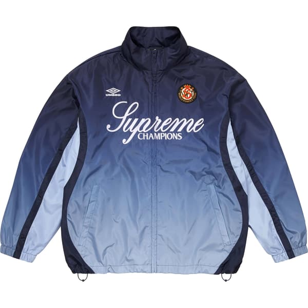 Supreme Umbro Gradient Track Jacket - Navy (front)