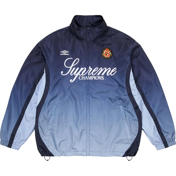 Supreme Umbro Gradient Track Jacket - Navy (front)