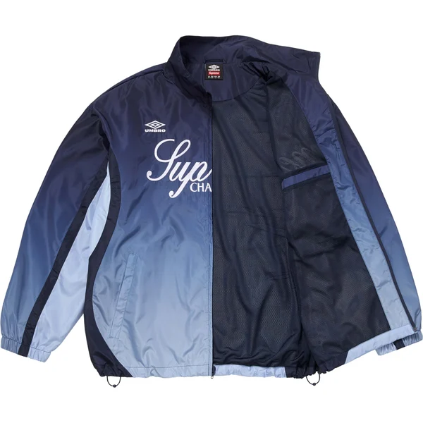 Supreme Umbro Gradient Track Jacket - Navy (front)