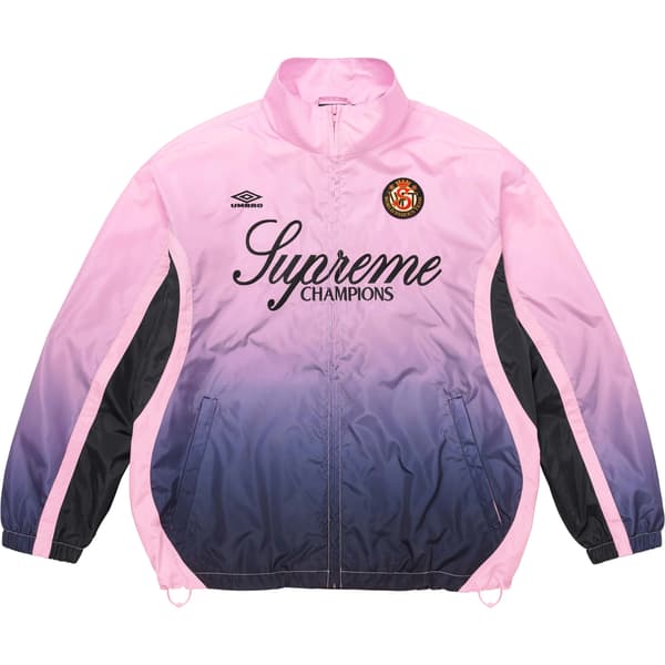 Supreme Umbro Gradient Track Jacket - Pink (front)