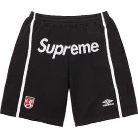 Supreme Umbro Knit Soccer Short Black