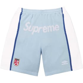 Supreme Umbro Knit Soccer Short Light Blue