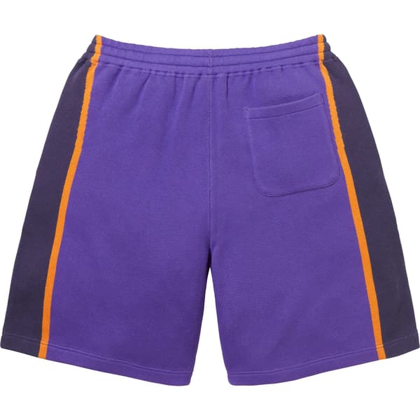 Supreme Umbro Knit Soccer Short - Purple (front)