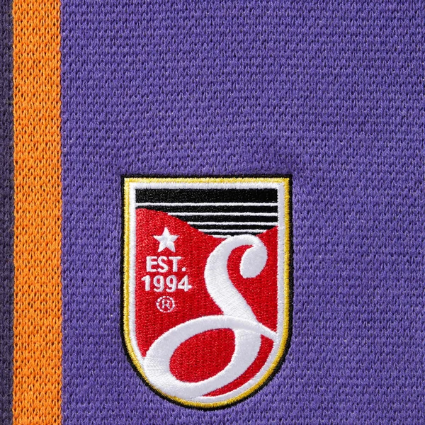 Supreme Umbro Knit Soccer Short - Purple (front)