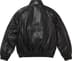 Supreme Umbro Leather Track Jacket - Black (front)