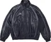 Supreme Umbro Leather Track Jacket - Navy (front)