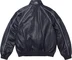 Supreme Umbro Leather Track Jacket - Navy (front)