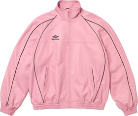 Supreme Umbro Leather Track Jacket Pink