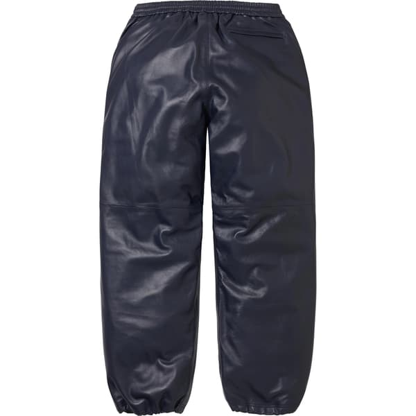 Supreme Umbro Leather Track Pant - Navy (front)