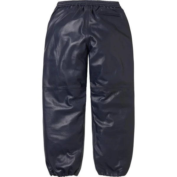 Supreme Umbro Leather Track Pant - Navy (front)