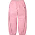 Supreme Umbro Leather Track Pant - Pink (front)