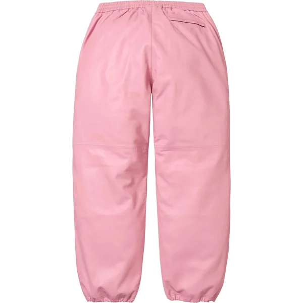 Supreme Umbro Leather Track Pant - Pink (front)