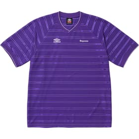 Supreme Umbro Stripe Soccer Jersey Purple