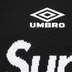 Supreme Umbro Zip Up Sweater - Black (front)