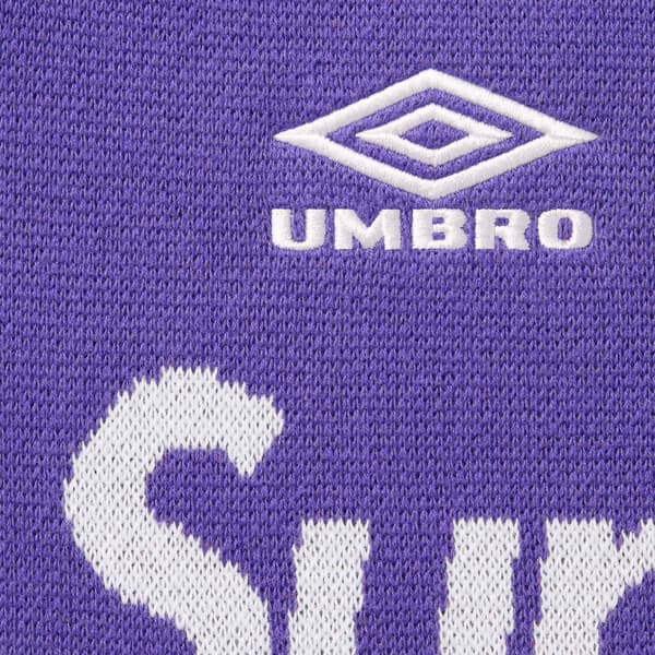 Supreme Umbro Zip Up Sweater - Purple (front)