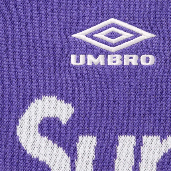 Supreme Umbro Zip Up Sweater - Purple (front)