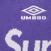 Supreme Umbro Zip Up Sweater - Purple (front)