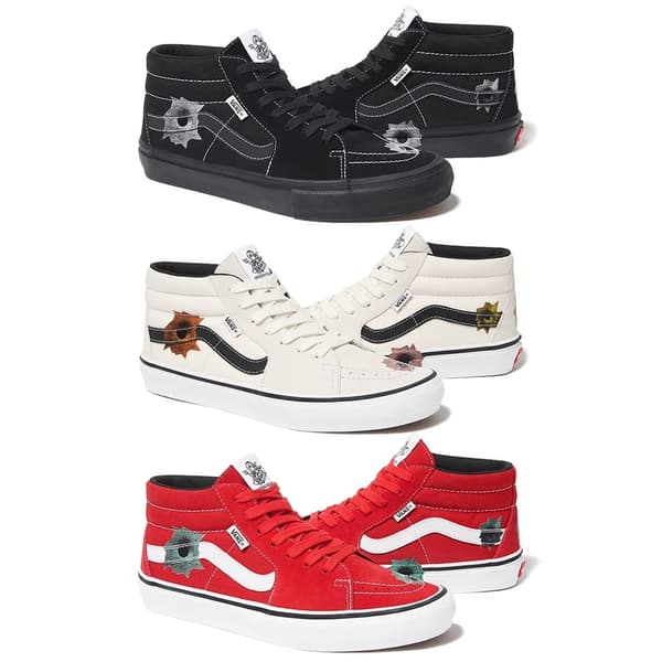 Supreme Vans Nate Lowman Skate Grosso Mid - Product Image