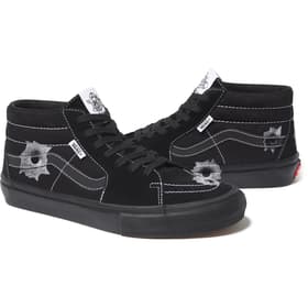 Supreme Vans Nate Lowman Skate Grosso Mid Black