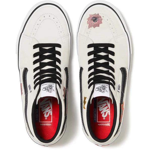 Supreme Vans Nate Lowman Skate Grosso Mid - Natural (front)