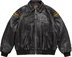Supreme Vanson Leathers b.b. Simon Jacket - Black (front)