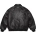 Supreme Vanson Leathers b.b. Simon Jacket - Black (front)