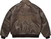 Supreme Vanson Leathers b.b. Simon Jacket - Brown (front)