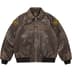 Supreme Vanson Leathers b.b. Simon Jacket - Brown (front)