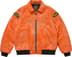 Supreme Vanson Leathers b.b. Simon Jacket - Orange (front)