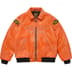 Supreme Vanson Leathers b.b. Simon Jacket - Orange (front)