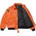 Supreme Vanson Leathers b.b. Simon Jacket - Orange (front)