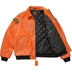 Supreme Vanson Leathers b.b. Simon Jacket - Orange (front)