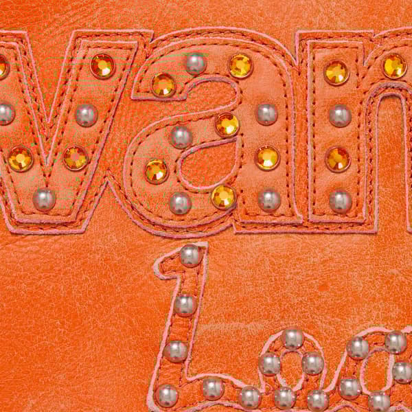 Supreme Vanson Leathers b.b. Simon Jacket - Orange (front)