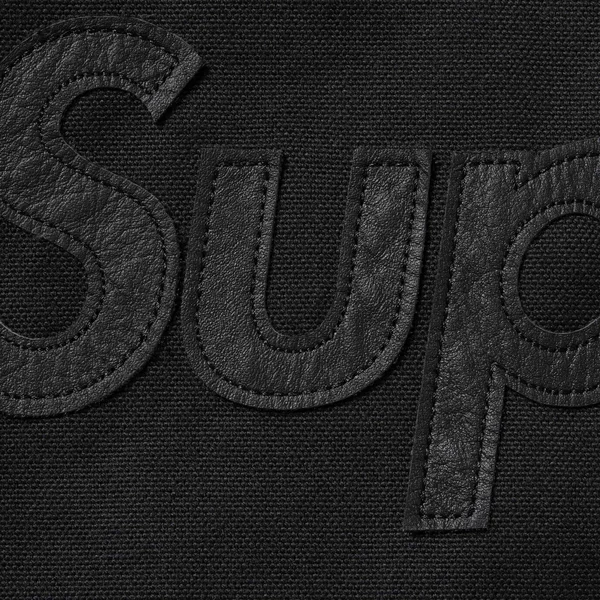 Supreme Vanson Leathers Cordura Cotton Jacket - Black (front)