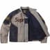 Supreme Vanson Leathers Cordura Cotton Jacket - Denim (front)