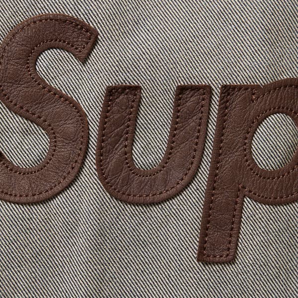 Supreme Vanson Leathers Cordura Cotton Jacket - Denim (front)