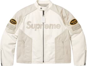 Supreme Vanson Leathers Cordura Cotton Jacket White