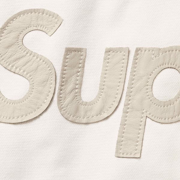 Supreme Vanson Leathers Cordura Cotton Jacket - White (front)