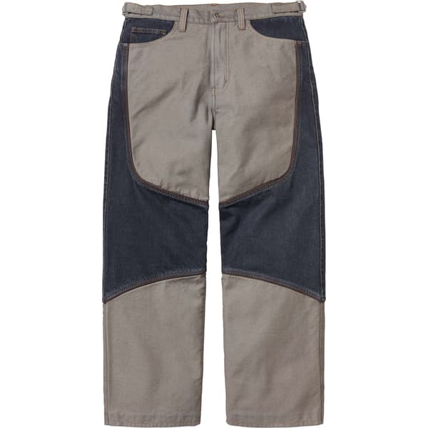 Supreme Vanson Leathers Cordura Cotton Pant - Denim (front)