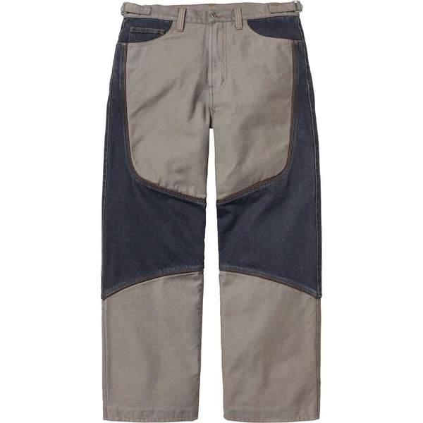 Supreme Vanson Leathers Cordura Cotton Pant - Denim (front)