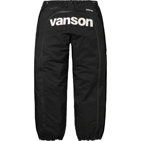 Supreme Vanson Leathers GORE-TEX Pant - Black (front)