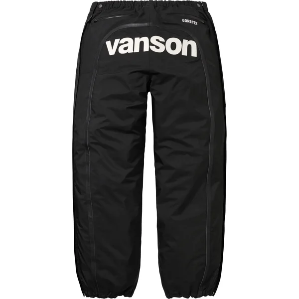 Supreme Vanson Leathers GORE-TEX Pant - Black (front)