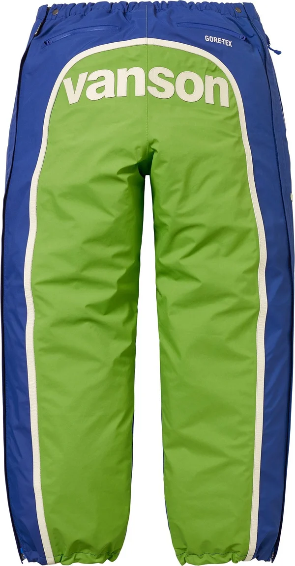 Supreme Vanson Leathers GORE-TEX Pant - Royal (front)