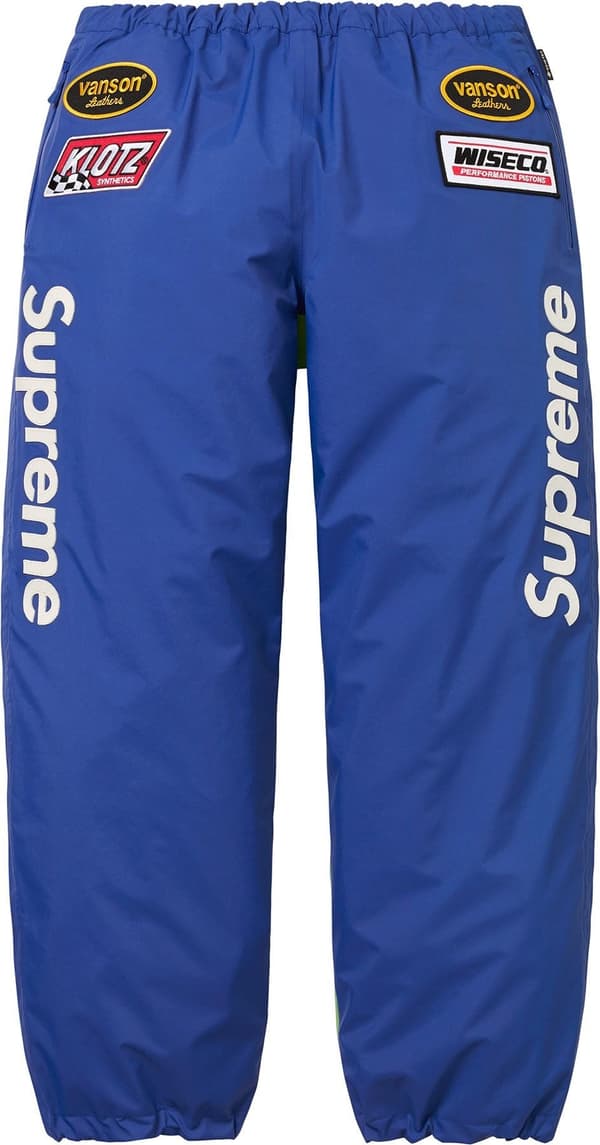 Supreme Vanson Leathers GORE-TEX Pant - Royal (front)