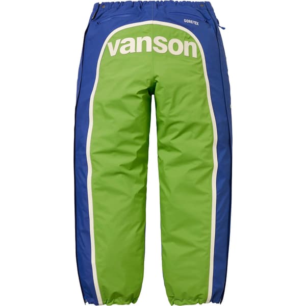 Supreme Vanson Leathers GORE-TEX Pant - Royal (front)