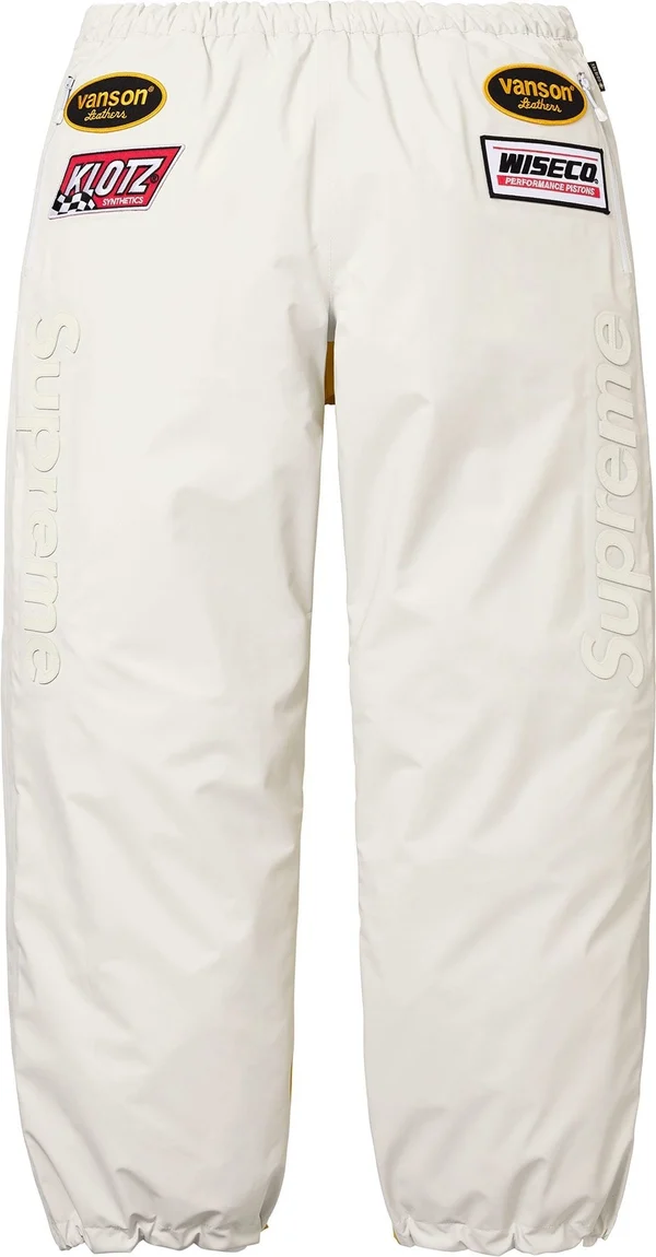 Supreme Vanson Leathers GORE-TEX Pant - White (front)