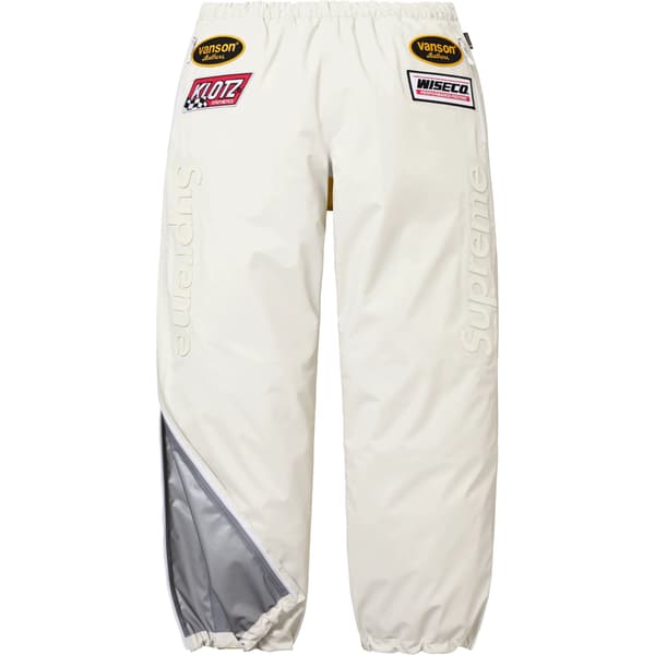 Supreme Vanson Leathers GORE-TEX Pant - White (front)