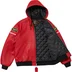 Supreme Vanson Leathers Hooded Work Jacket - Red (front)
