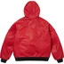 Supreme Vanson Leathers Hooded Work Jacket - Red (front)