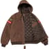 Supreme Vanson Leathers Hooded Work Jacket - Suede (front)